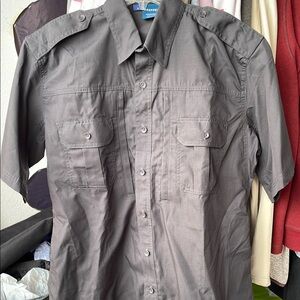 NWOT Propper Charcoal Button Down Shirt